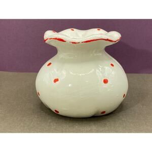 Polka Dot Porcelain Ceramic Pot Vase